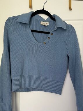 Happily Grey light blue sweater